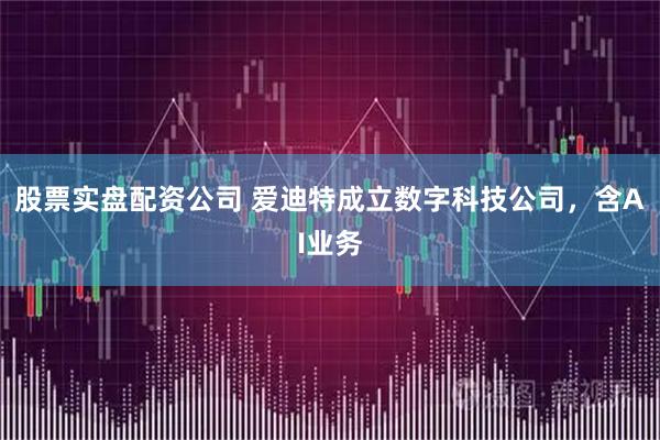 股票实盘配资公司 爱迪特成立数字科技公司，含AI业务